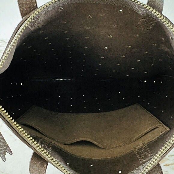 MADEWELL Mini Transport Perforated Leather Crossbody Bag - Castle Rock - Picture 10 of 11